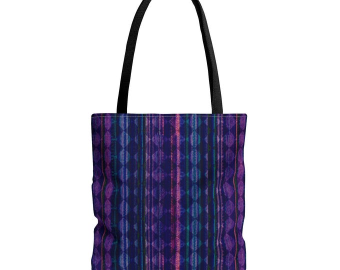 Purple Stone Geometric Hand Tote Bag | Cozy Accessory