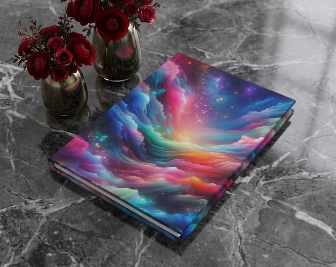Stellar Nova Hardcover Journal: Cosmic Notebook, Ruled Pages