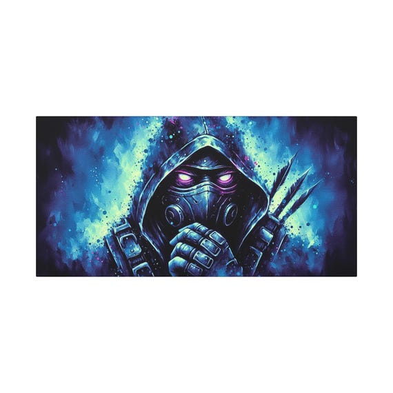 Gaming Enthusiast Canvas Art: Vibrant Fantasy Wall Decor (30x15)