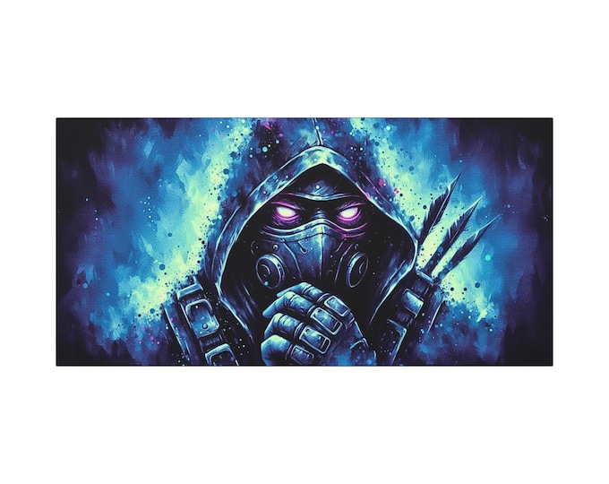 Gaming Enthusiast Canvas Art: Vibrant Fantasy Wall Decor (30x15)