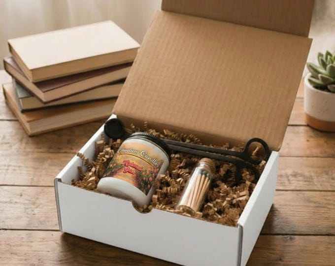 Applewood Grove Scented Candle Box Set | Candle Jar & Match Edition