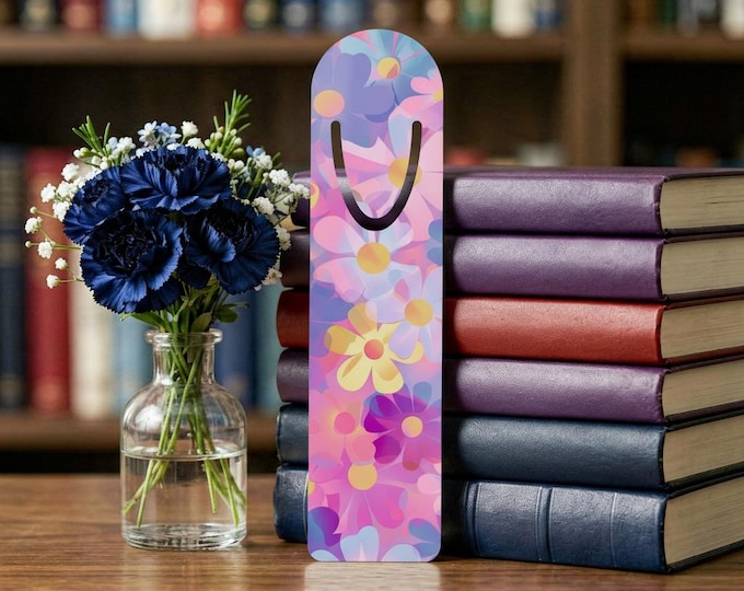 Retro Floral Bookmark | Hippie Vibes Page Holder