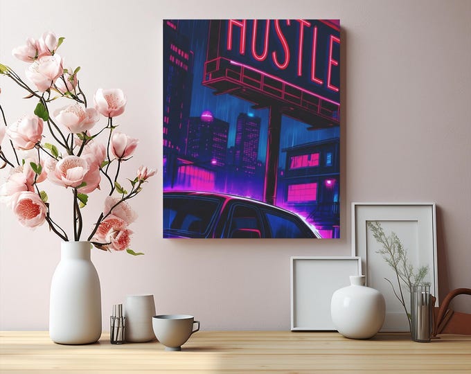 Urban Accoutrements Canvas Wall Art | Metropolitan Style Artwork | Street Culture Decor