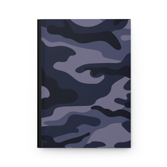 Camouflage Hardcover Journal: Military Inspired Notebook, Ruled Lines