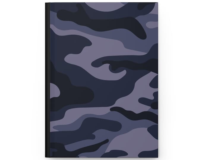 Camouflage Hardcover Journal: Military Inspired Notebook, Ruled Lines