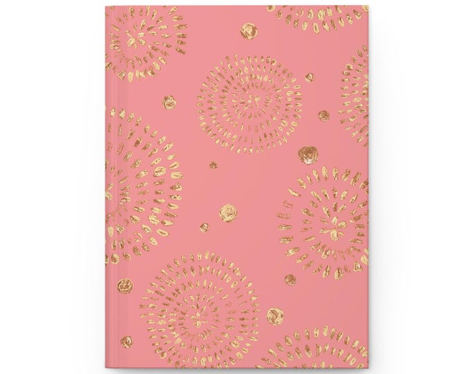 Bohemian Hardcover Journal: Circle La Chic Design, Ruled Pages