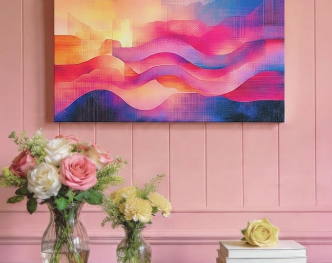 Abstract Watercolor Modern Canvas