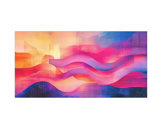 Abstract Watercolor Modern Canvas