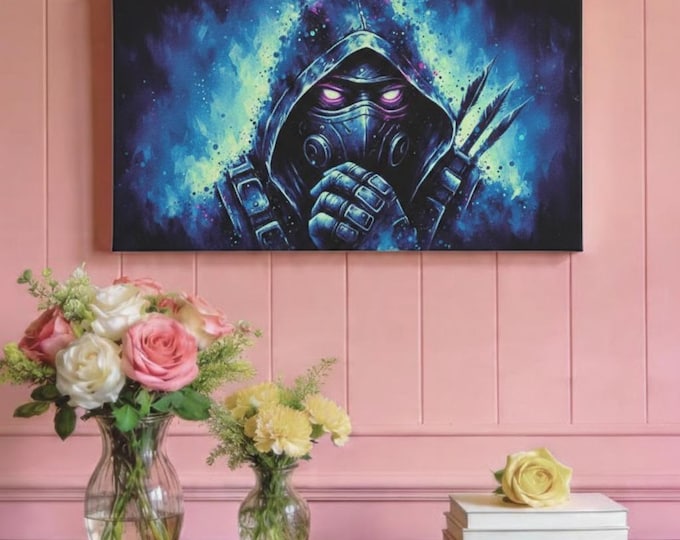 Gaming Enthusiast Canvas Art: Vibrant Fantasy Wall Decor (30x15)