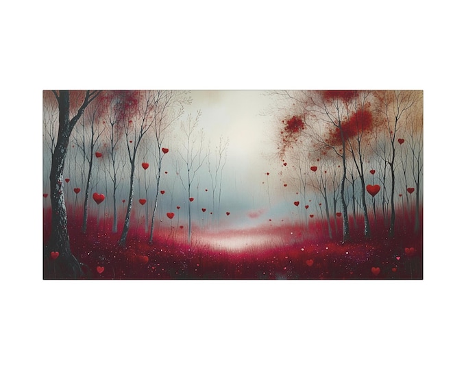 Scarlet Romance Forest Matte Canvas