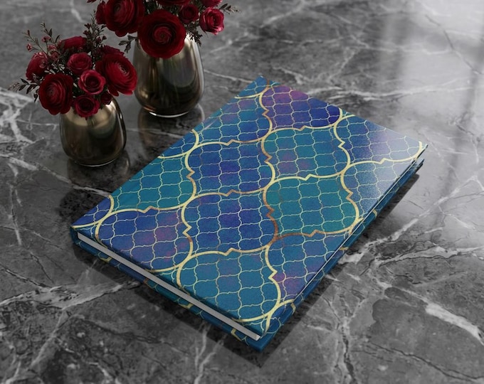 Aquatic Reflections Hardcover Journal: 150 Lined Pages