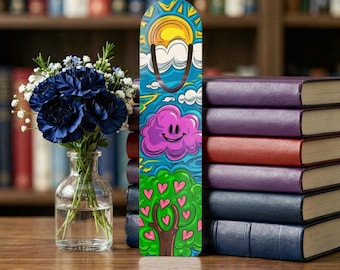 Happy Day Rays Bookmark | Metal Page Marker