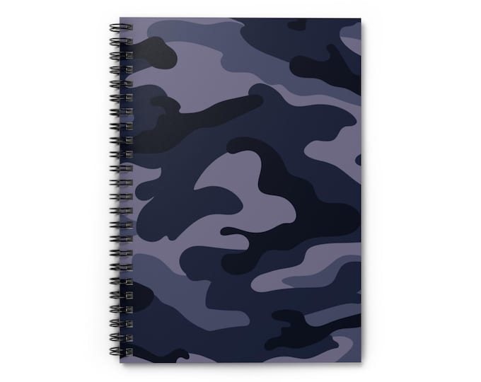 Camouflage Spiral Notebook: Ruled Pages, Back to School Journal