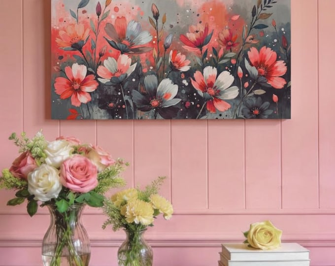 Sundried Flora Matte Canvas Wall Art