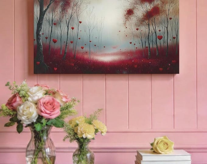Scarlet Romance Forest Matte Canvas
