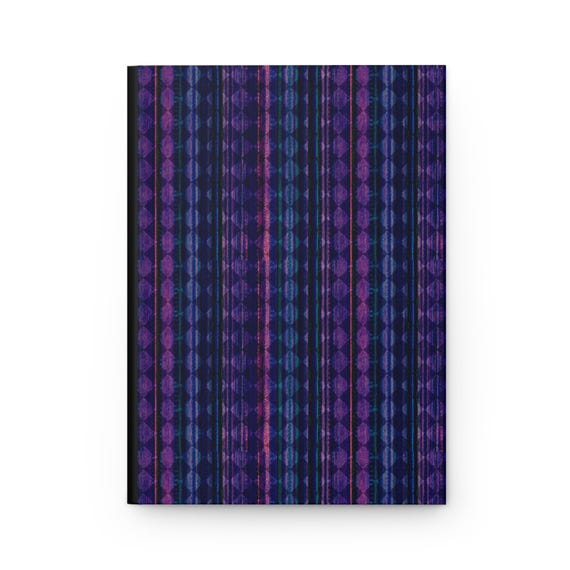Creative Spark Hardcover Journal: Purple Pattern, Ruled Lines