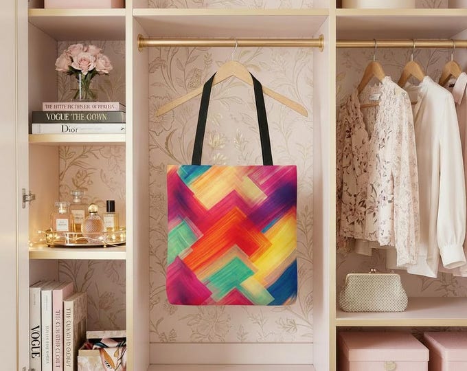Chevron Luxe Tote Bag | Artistic Accessories