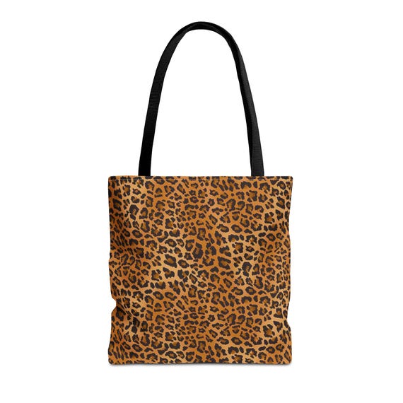 Leopard Canvas Tote Bag: Stylish Eco-Friendly Carryall