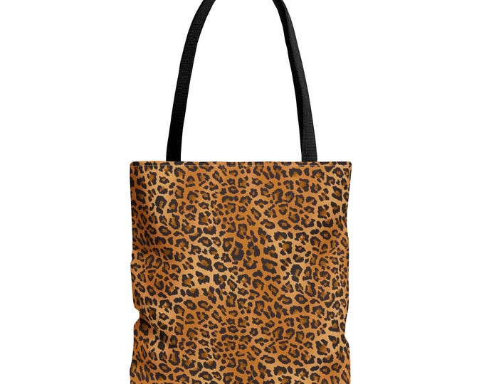 Leopard Canvas Tote Bag: Stylish Eco-Friendly Carryall