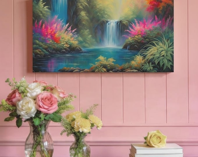 Falls of Eden Matte Canvas Wall Art