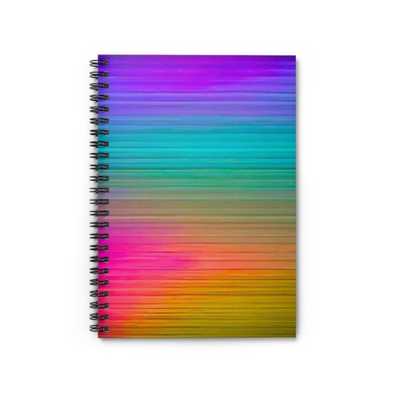 Colorful Art Spiral Notebook: Ruled Pages, Student Planner