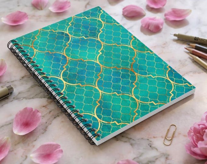 Seaside Reflections Spiral Notebook: Ruled Pages, Student Stationery