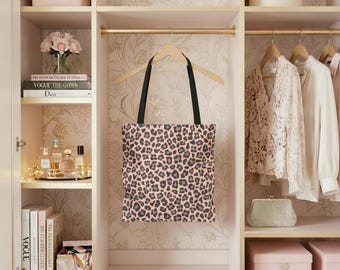 Leopard Tinge Tote Bag - Eco-Friendly Shopping Bag