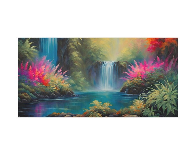 Falls of Eden Matte Canvas Wall Art