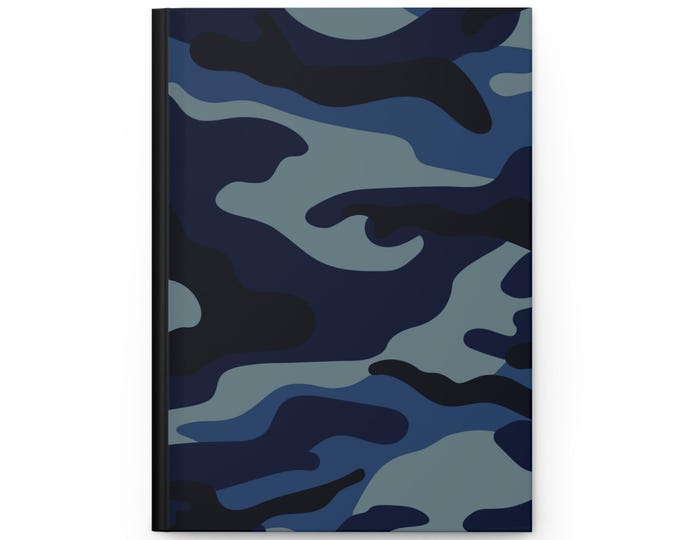Camouflage Hardcover Journal: Tactical Thoughts, Ruled Pages