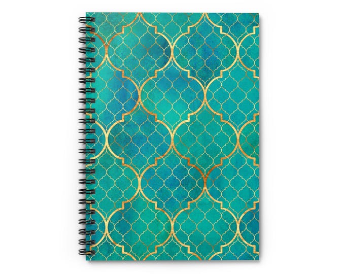 Seaside Reflections Spiral Notebook: Ruled Pages, Student Stationery