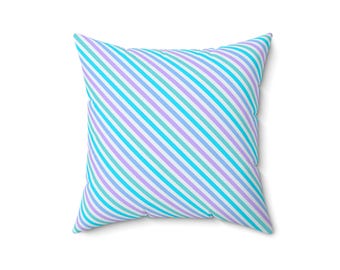 Pastel Stripe Pillow – Tiffany Chic Decorative Cushion, 16x16