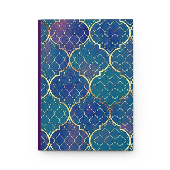 Aquatic Reflections Hardcover Journal: 150 Lined Pages