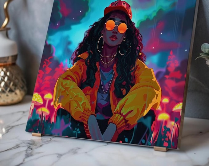 Neon Wanderlust Acrylic Print | Wall Art