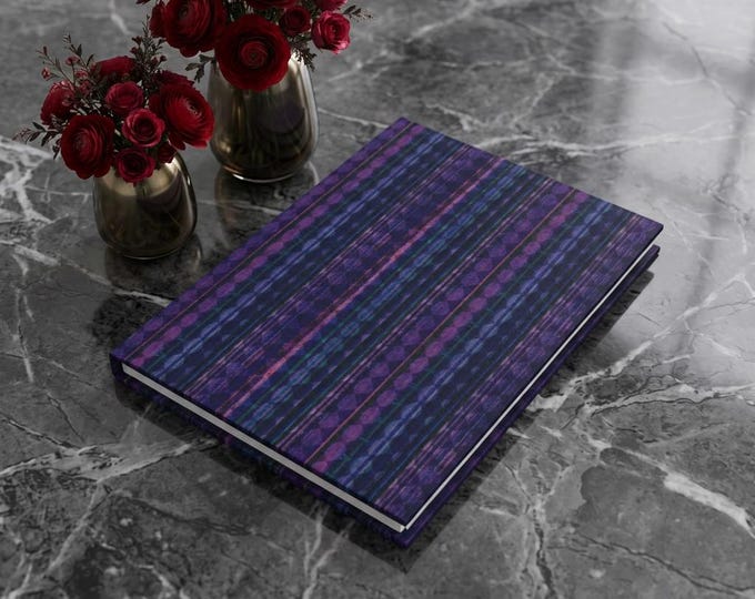 Creative Spark Hardcover Journal: Purple Pattern, Ruled Lines