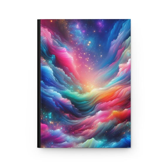 Stellar Nova Hardcover Journal: Cosmic Notebook, Ruled Pages