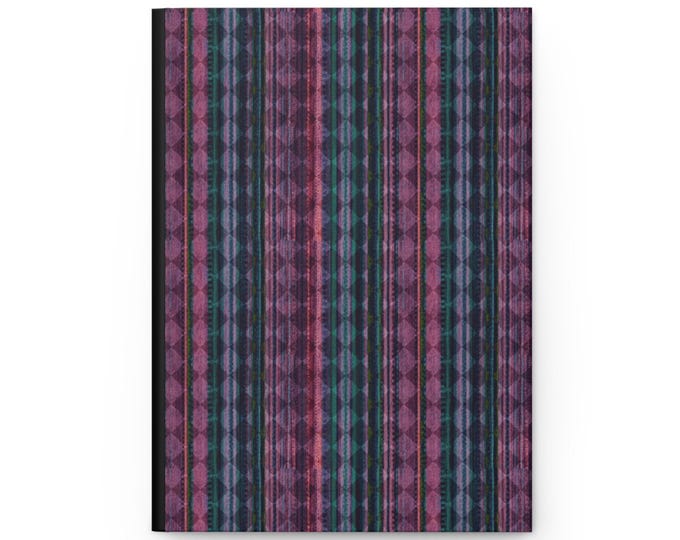 Boho Matte Hardcover Journal: Ruled Lines, Perforated Pages