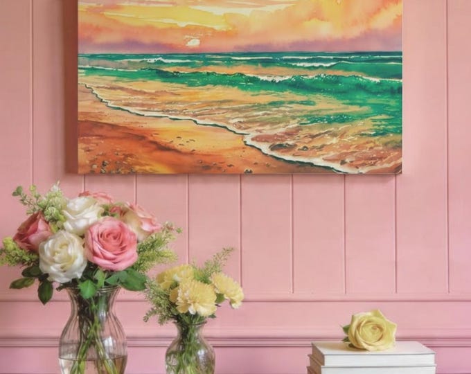 Waves of Tranquillity Matte Canvas Wall Art