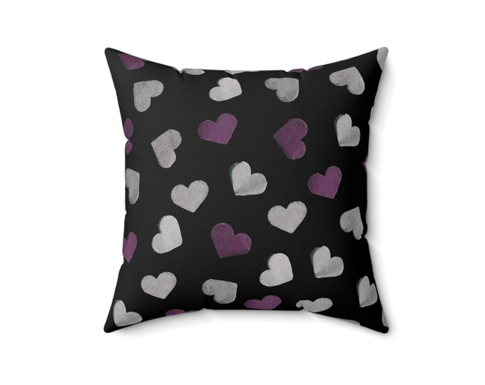 Heart Pattern Decorative Pillow