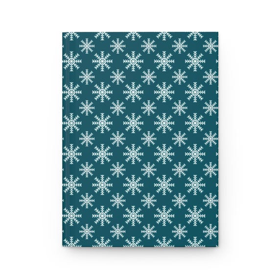 Snowflake Hardcover Journal: Winter Wonderland, 150 Lined Pages
