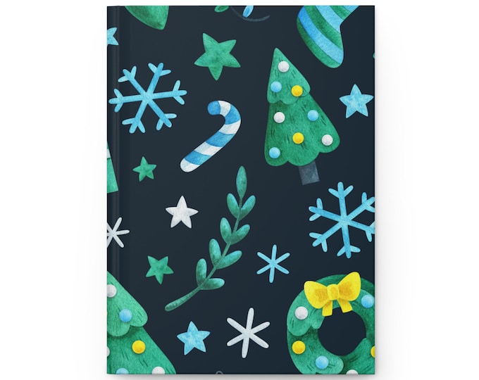 Christmas Hardcover Journal: Festive Holiday Planner, Seasonal Diary