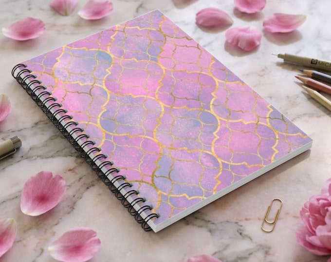 Pink Cotton Candy Notebook: Ruled Journal, Elegant Notepad