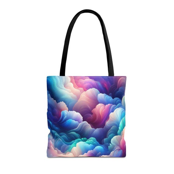 Pastel Cloud Tote Bag: Bohemian Style Carryall - Eco-Friendly Shopper