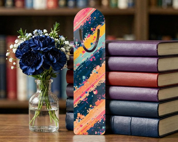 Painted Chapters Bookmark | Abstract Page Holder