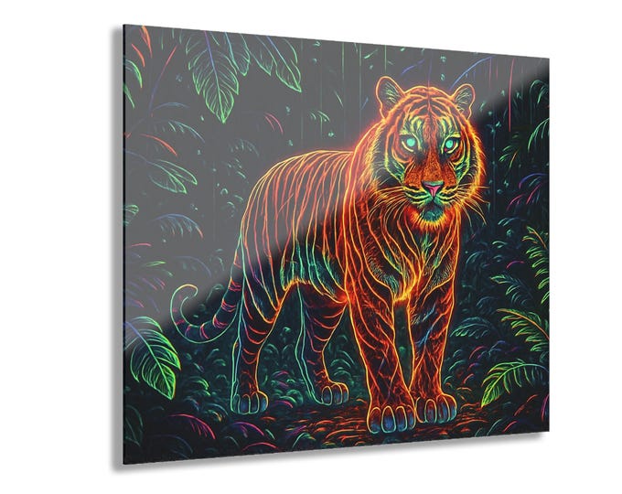 Color of the Tiger Acrylic Print | Wall Art, French Cleat Hanging 20x16