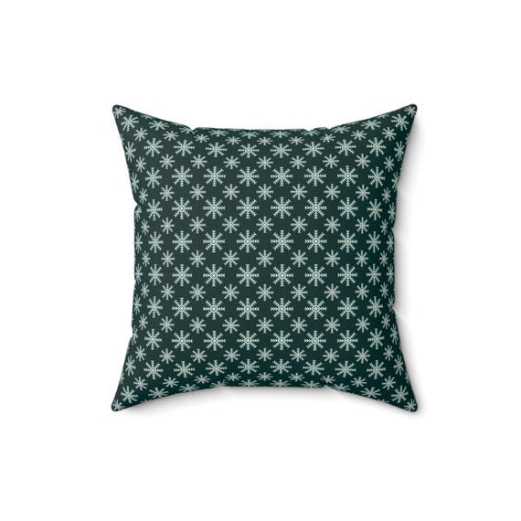 Floral Square Throw Pillow: Modern Home Decor Cushion (16x16)