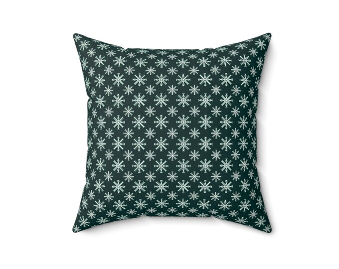 Floral Square Throw Pillow: Modern Home Decor Cushion (16x16)