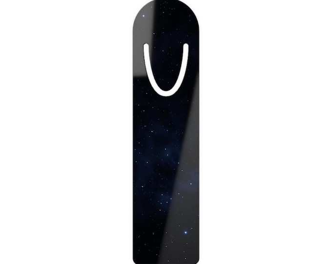 Galaxy Night Sky Bookmark | Metal Magnetic Page Marker