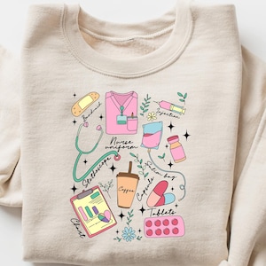 Nurse Sweatshirt, Registered Nurse T-shirt, Nurse Life Shirt, Funny Nurse Appreciation Gift, Nurse Graduation Tee, Nursing School Outfit