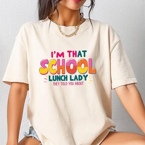 School Lunch Lady Shirt, Funny School Lunch Lady Tshirt, Gift For Lunch Lady, Cafeteria Worker Tee, School Shirt, School Cafeteria Crew Gift