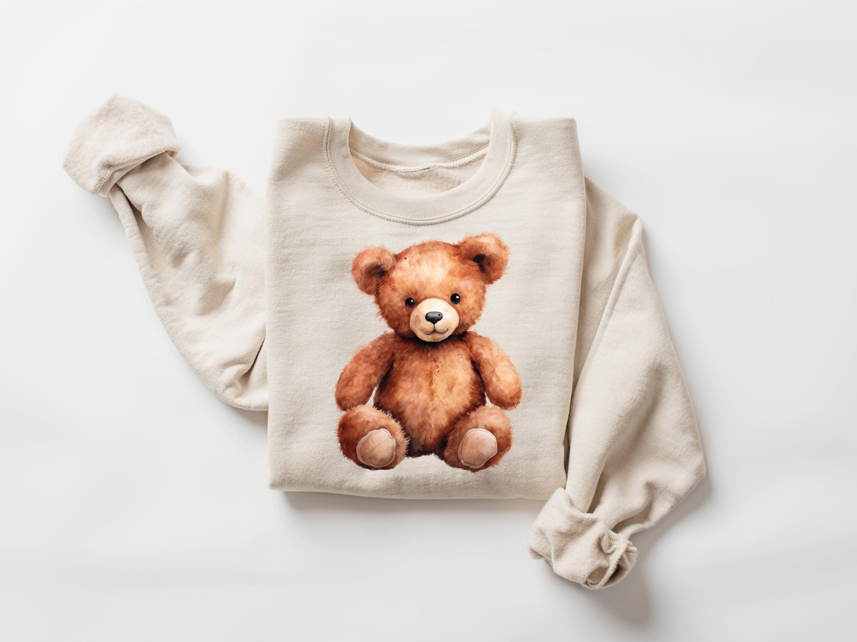 Women teddy bear sweatshirt - Etsy 日本